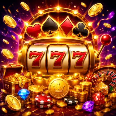 Ícone de rolos de caça-níqueis representando a categoria de slots