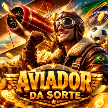 Capa do jogo Aviator com avião estilizado sobre gráfico de multiplicador