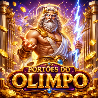 Capa do slot Gates of Olympus com mecânica de multiplicadores