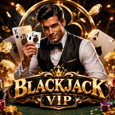 Mesa de blackjack VIP com dealer profissional em estúdio escuro